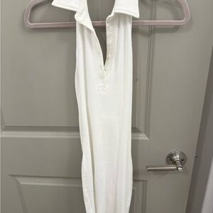 Garage white mini dress